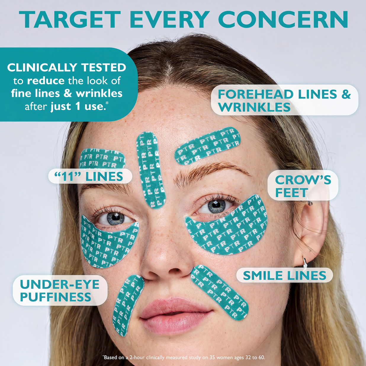 Peptide Infused Face & Eye Tape