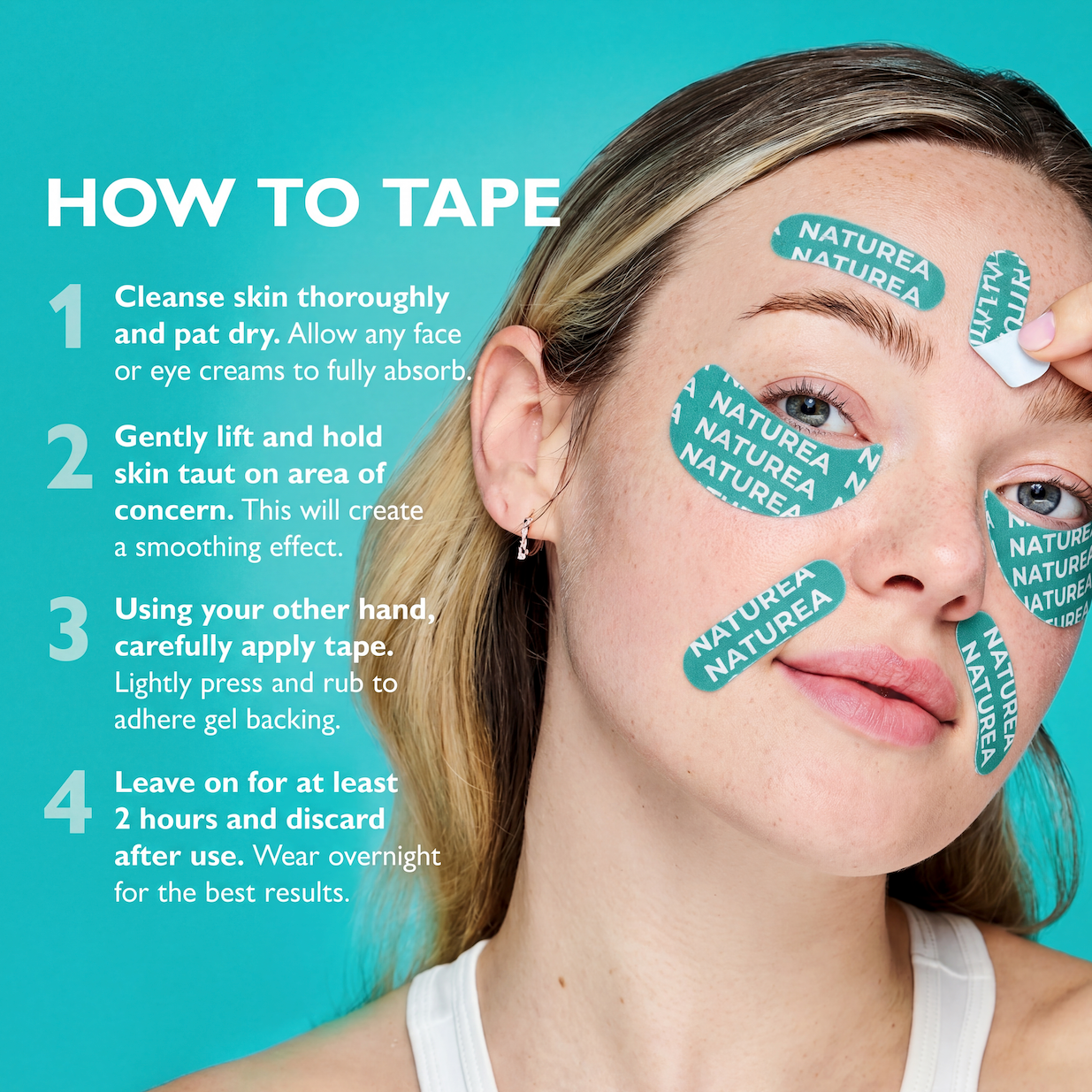 Peptide Infused Face & Eye Tape