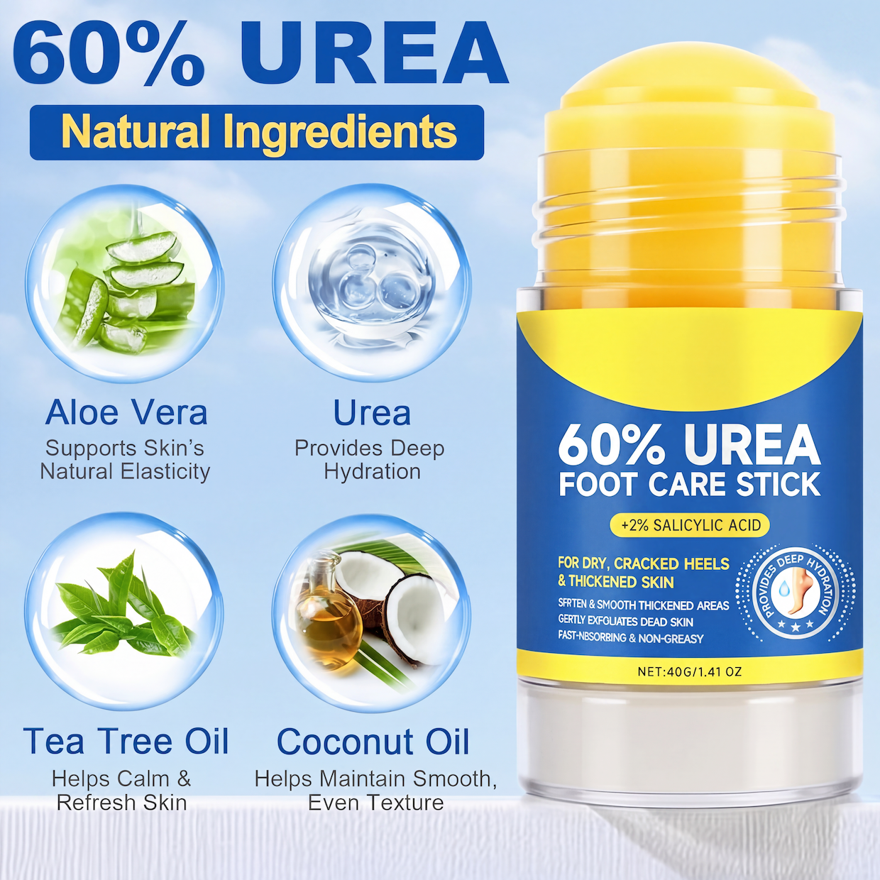 Urea & Salicylic Acid Foot Care Stick