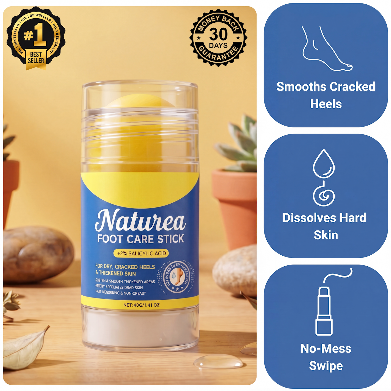 Urea & Salicylic Acid Foot Care Stick