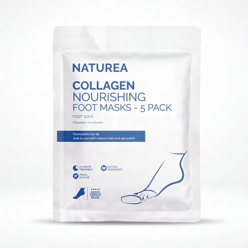 5 Pack - Deep Hydration Collagen Foot Masks